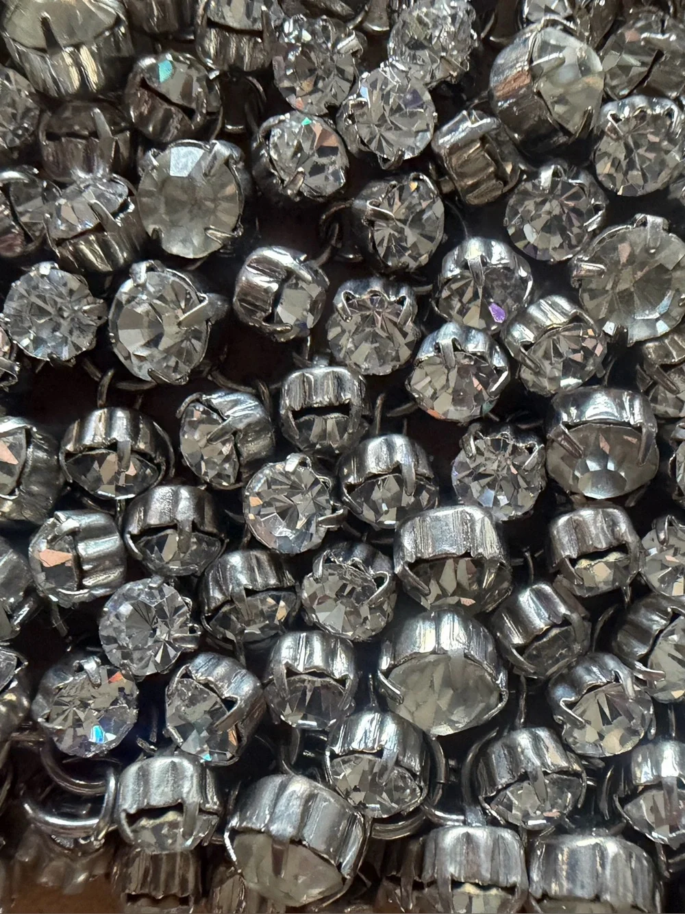 Silver Clear Rhinestone Bracelet